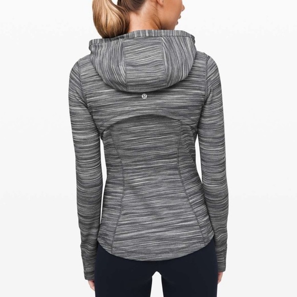 Lululemon hooded define Gray jacket nulu size 8 - Picture 2 of 7